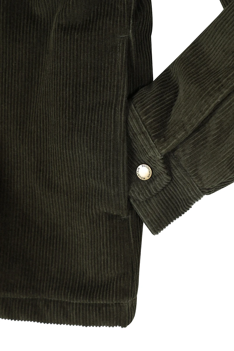 Chiswick Mens Cord Borg Lined Overshirt