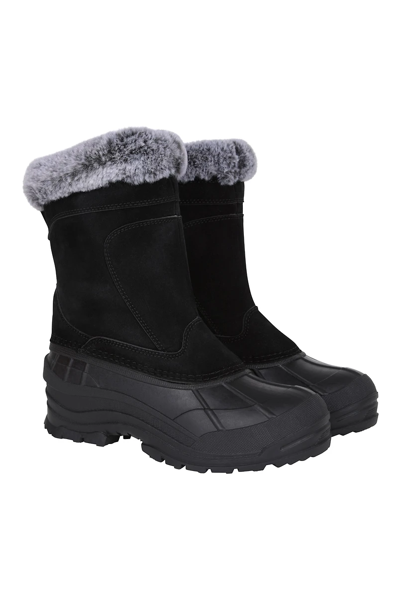 Snowdrift Womens Fur Lined Snow Boot