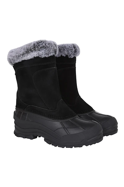 Snowdrift Womens Fur Lined Snow Boot
