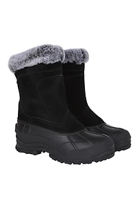 Snowdrift Womens Fur Lined Snow Boot