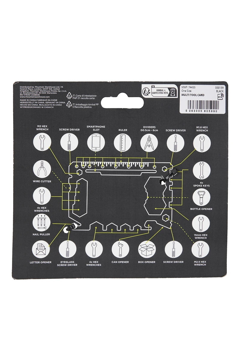 Multi Tool Card