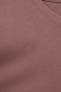 Circle Mountain Sunset Graphic Long Sleeve T-Shirt
