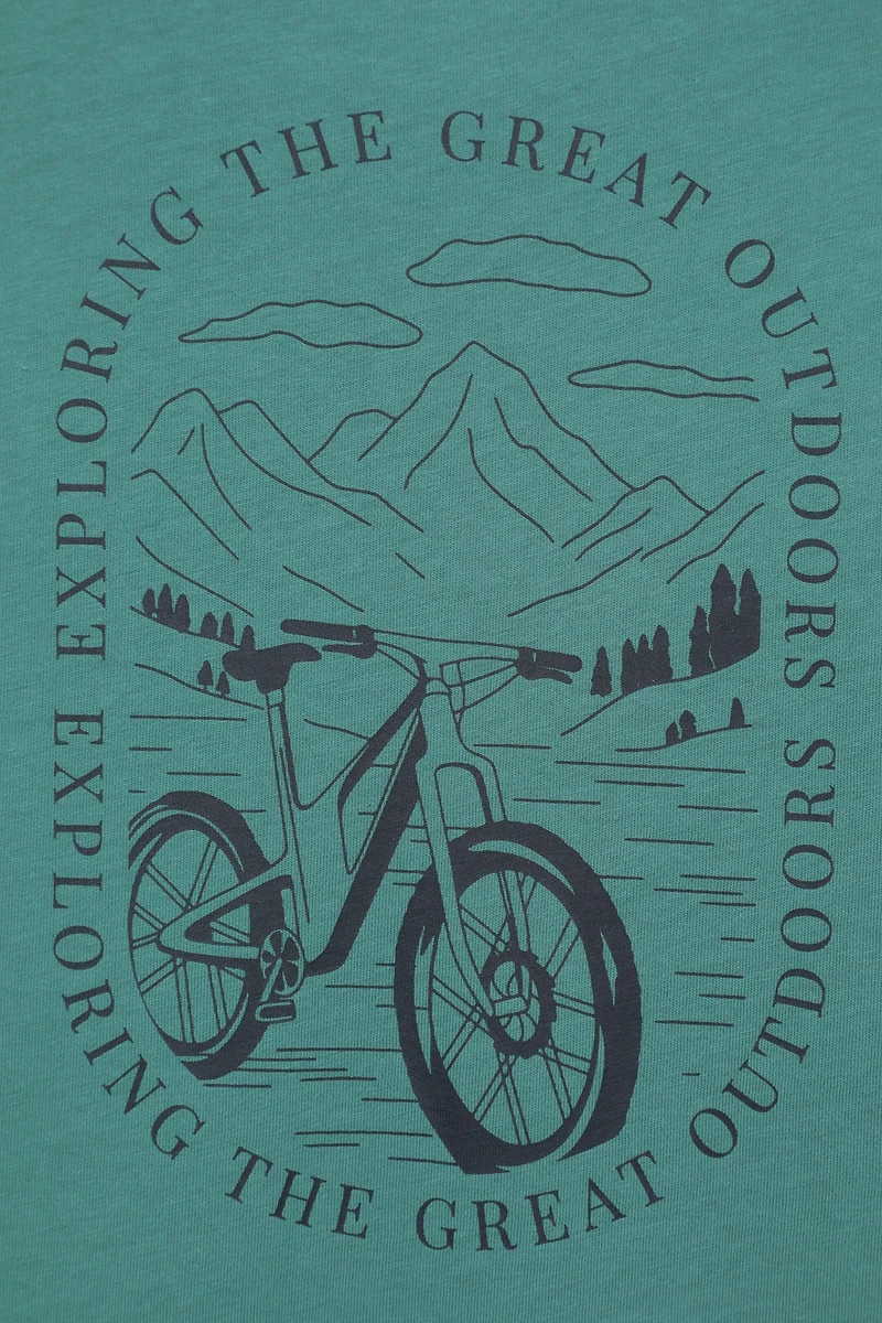 Bike Graphic Long Sleeve T-Shirt