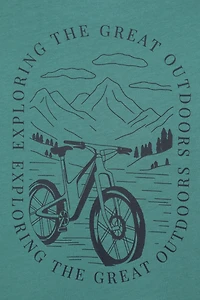 Bike Graphic Long Sleeve T-Shirt