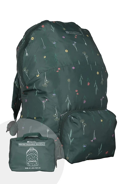 Printed Packable Backpack