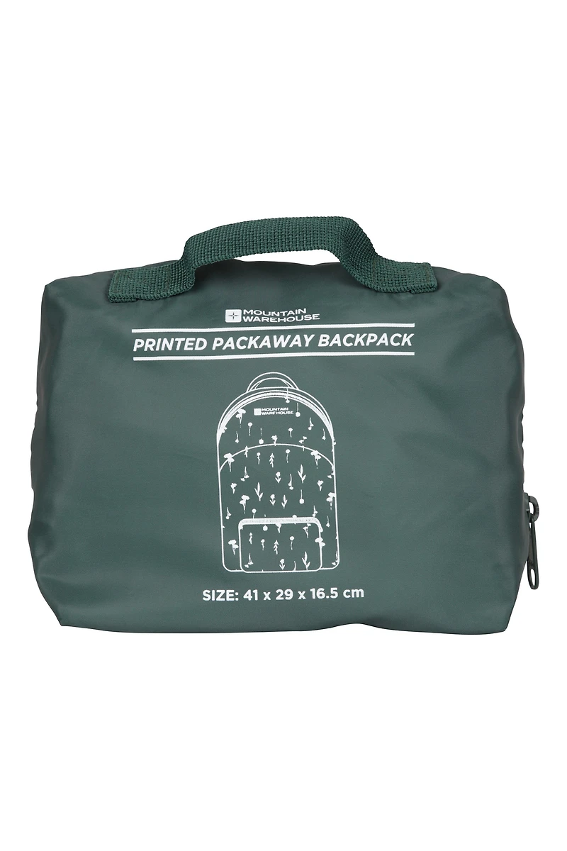 Printed Packable Backpack