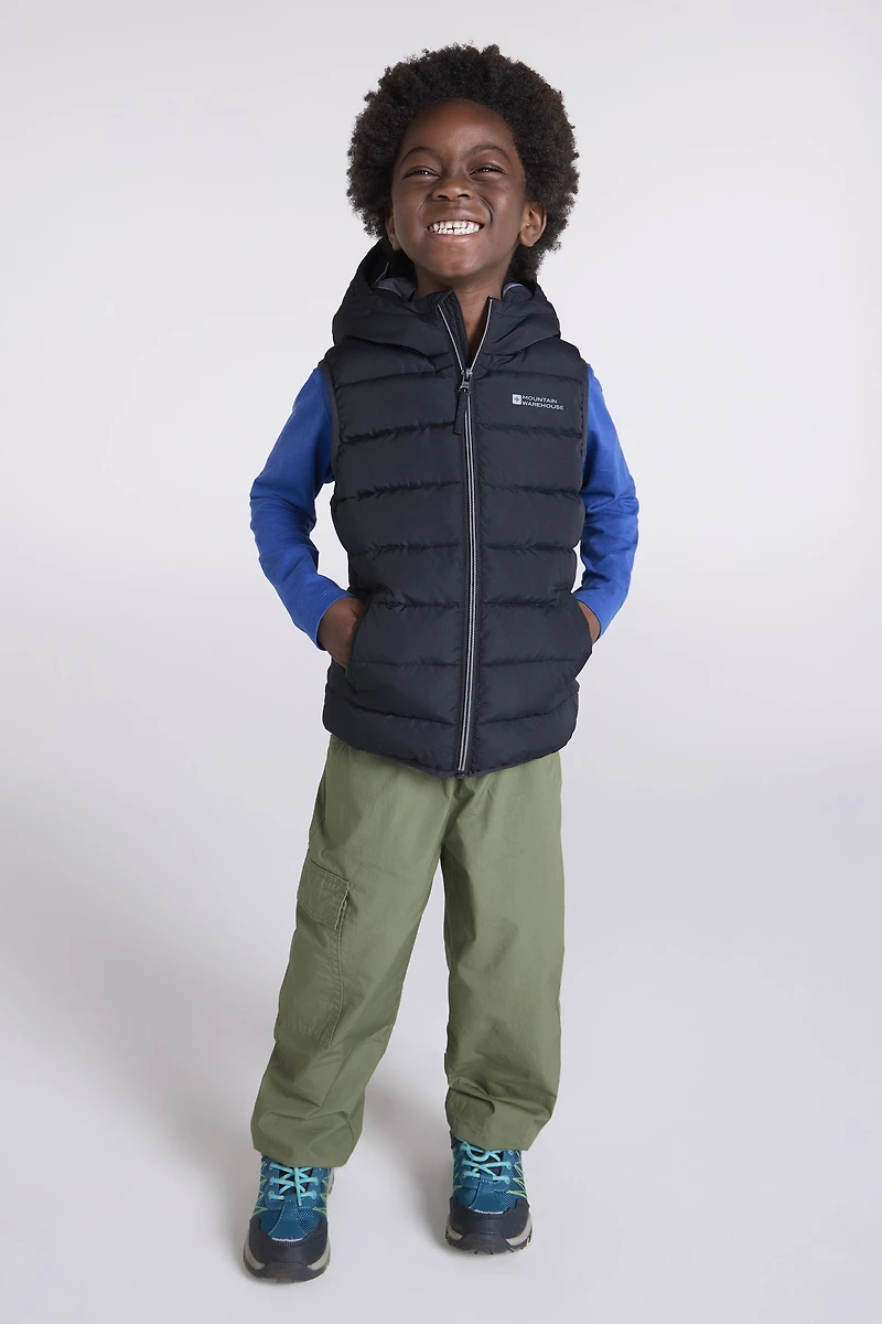 Rocko Kids Water Resistant Hooded Padded Jacket