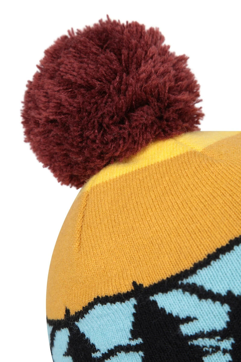 Canada Mens Jacquard Pom Beanie