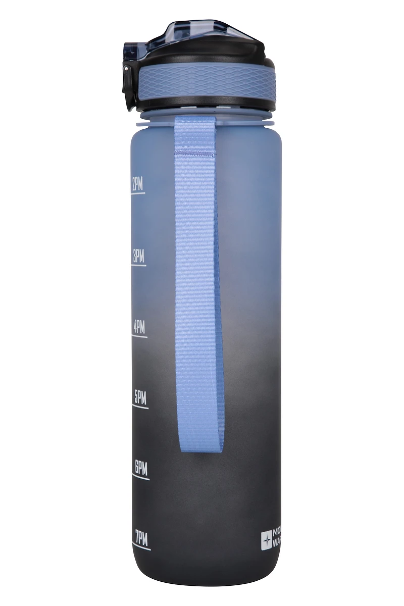 BPA Free Ombre Push Lid Water Bottle - 1L