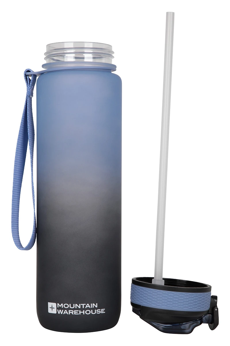 BPA Free Ombre Push Lid Water Bottle - 1L