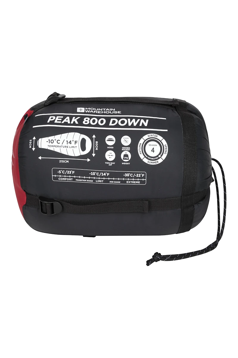 Peak 800 Down Sleeping Bag