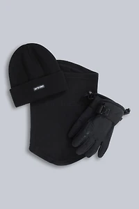 Polar Kids Waterproof Ski Glove & Accessories Set