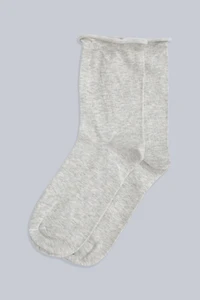 Isla Womens Roll Hem Mid Calf Socks- 3 Packs