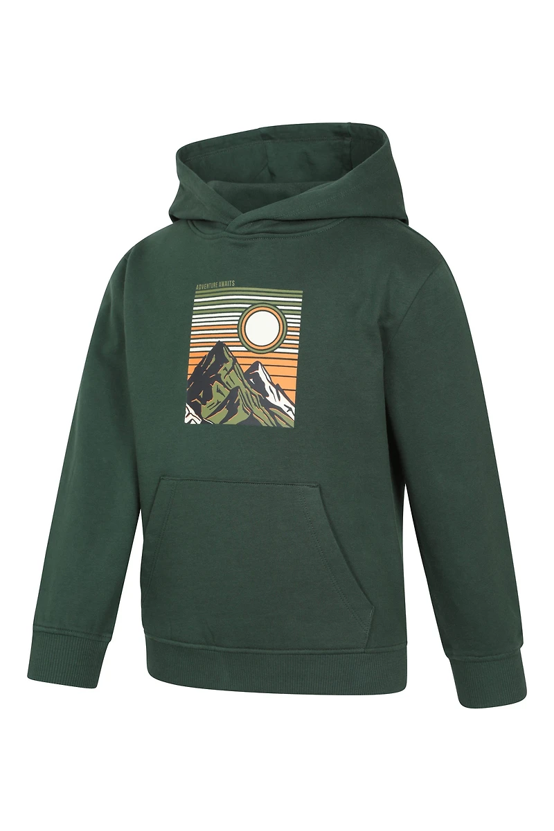 Adventure Awaits Kids Graphic Hoodie