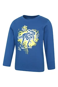 Graffiti Dino Kids Printed Tee