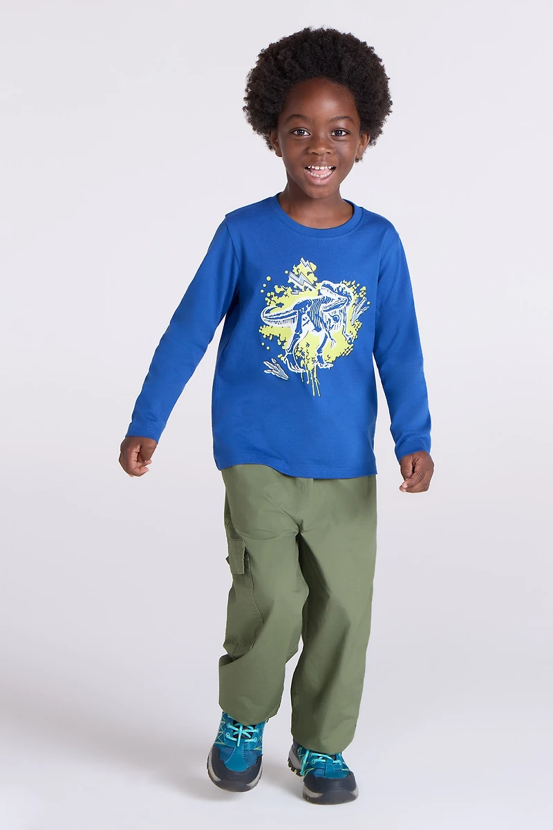 Graffiti Dino Kids Printed Tee