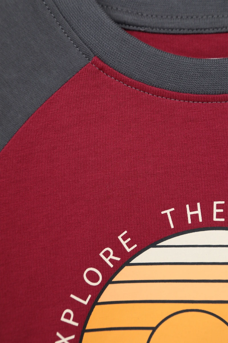 Explore Mountains Kids Printed Tee