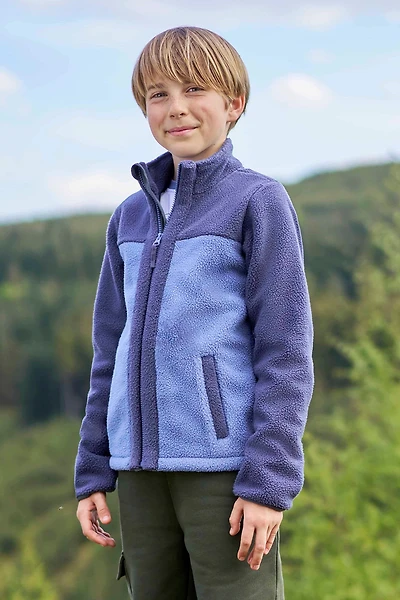 Oak Kids Bonded Colourblock Fleece