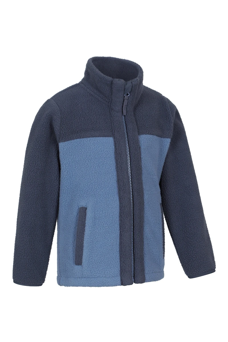 Oak Kids Bonded Colourblock Fleece