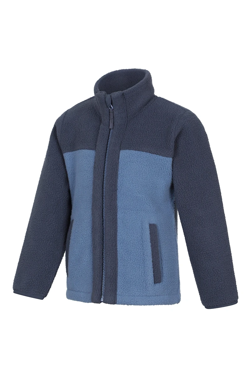 Oak Kids Bonded Colourblock Fleece