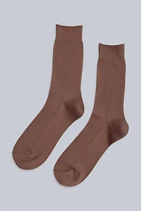 Flynn Mens Ribbed Mid Calf Socks- 3 Pack