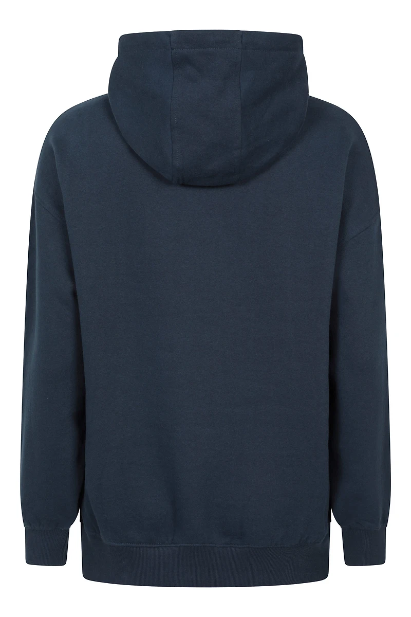 Printed Nightscape Womens Relaxed Fit Hoodie