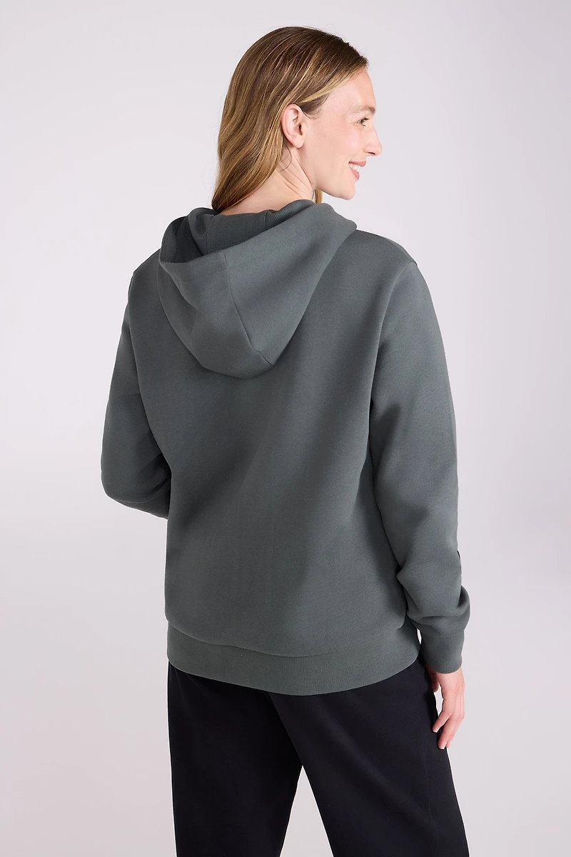 Printed Mountain Ring Womens Regular Fit Hoodie
