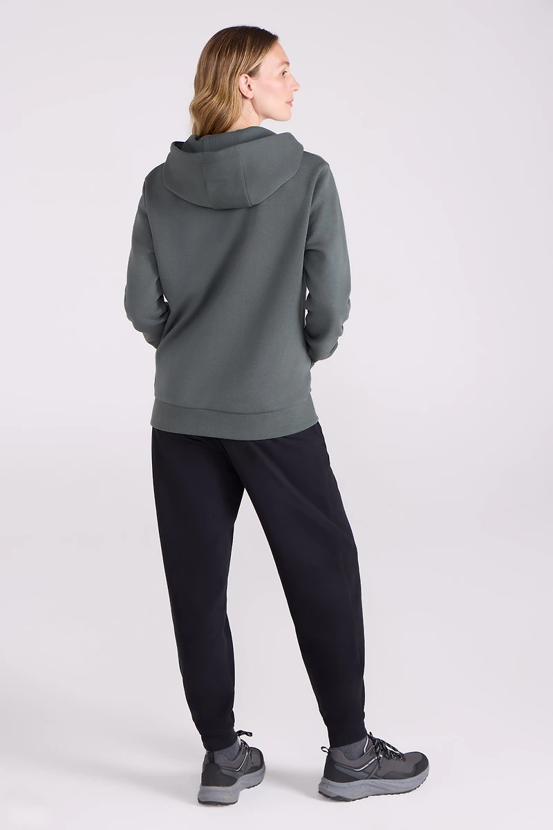 Printed Mountain Ring Womens Regular Fit Hoodie
