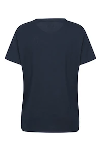 Printed Womens Tech Mountain Loose Fit T-Shirt