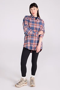 Elm Brushed Flannel Relaxed Fit Long Sleeve Womens Shirt