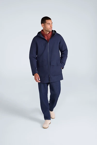 Elements Mens Longline 2.5 Layer Waterproof Jacket