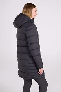 Stratus Extreme Womens Long Packable Down Jacket