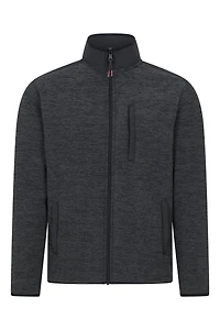 Hayfield Mens Fur Lined Full Zip Fleece