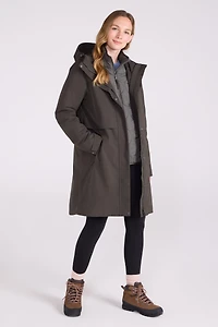 Luna Womens 3 1 Long Waterproof Jacket