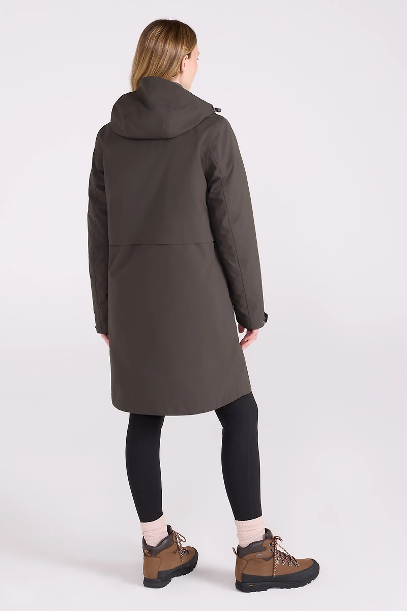 Luna Womens 3 1 Long Waterproof Jacket