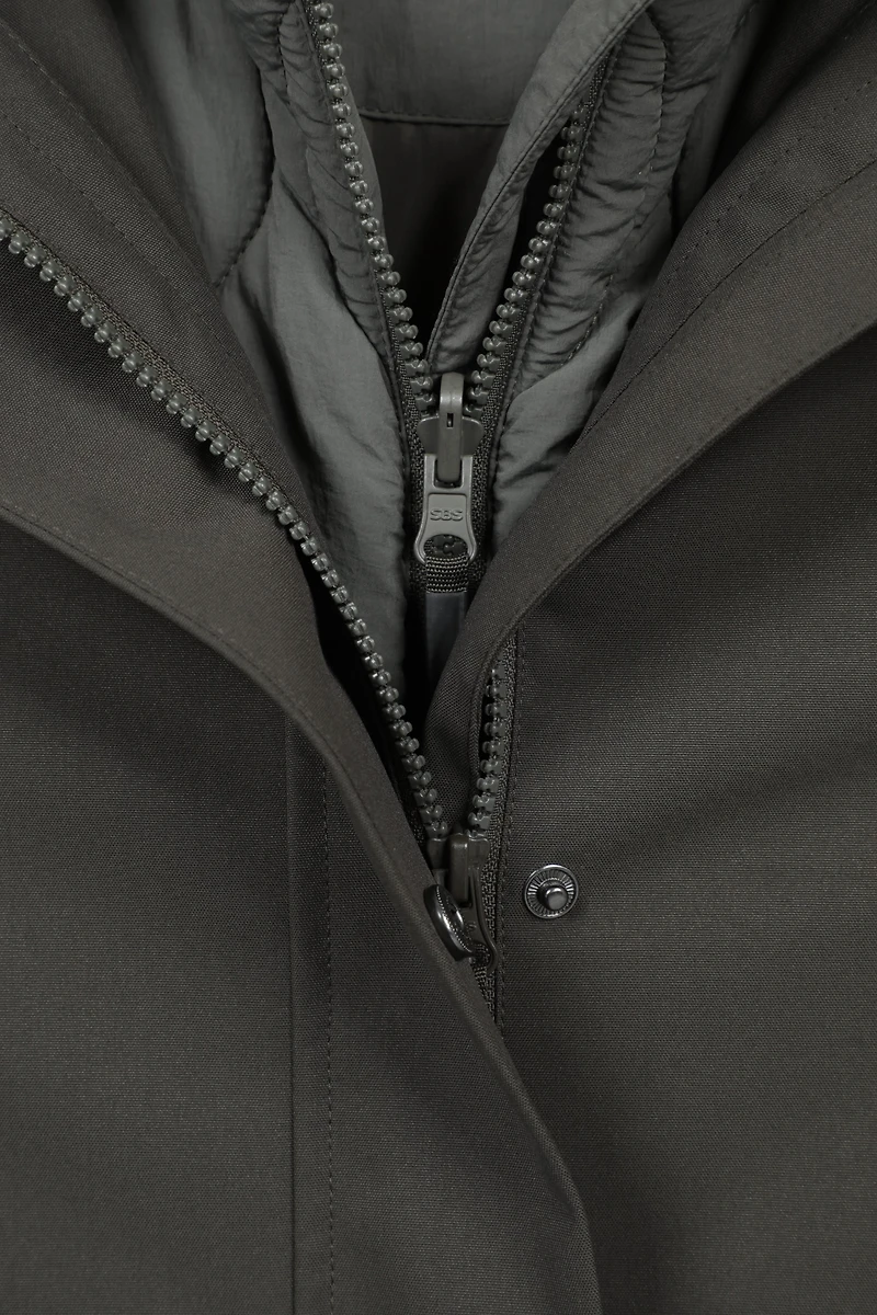 Luna Womens 3 1 Long Waterproof Jacket