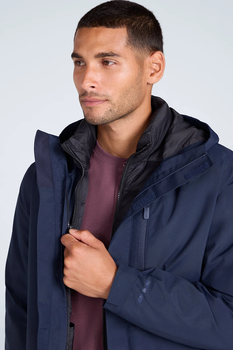 Rudy Mens Waterproof 3 1 Padded Jacket