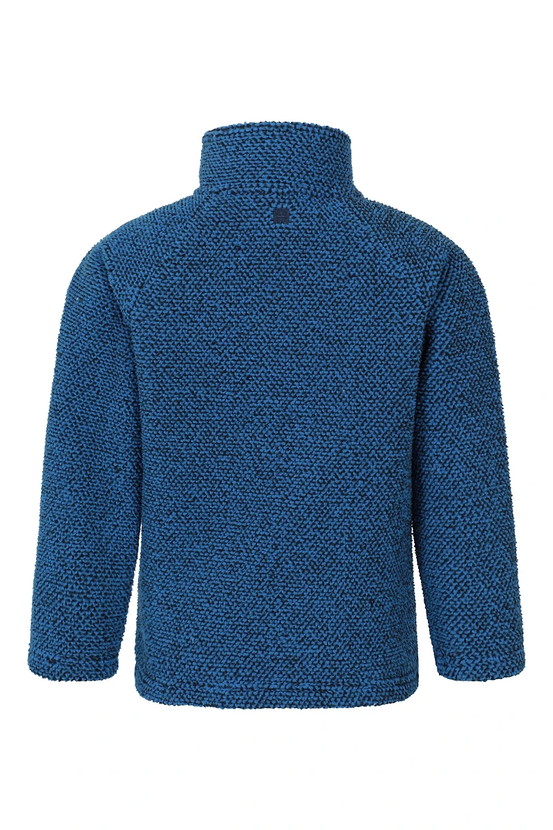 Ash Kids Melanged Full Zip Fleece