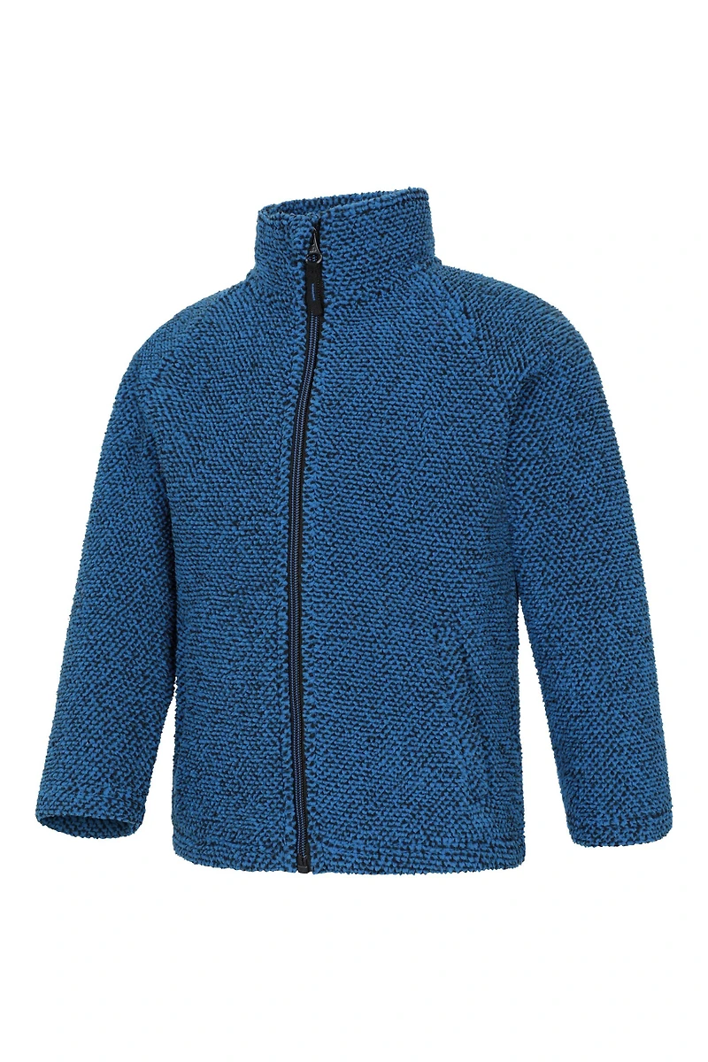 Ash Kids Melanged Full Zip Fleece