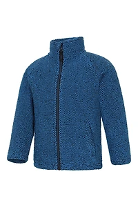 Ash Kids Melanged Full Zip Fleece