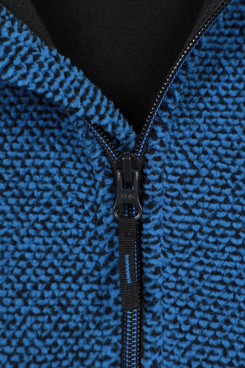 Ash Kids Melanged Full Zip Fleece