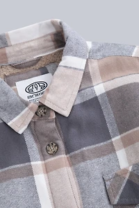 Megan Womens Borg-Lined Boxy Shirt