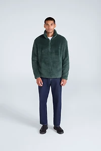 Teddy Mens Half Zip Fleece