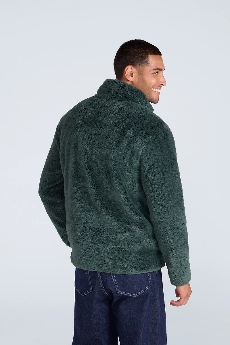 Teddy Mens Half Zip Fleece