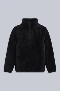 Teddy Womens Half Zip Fleece