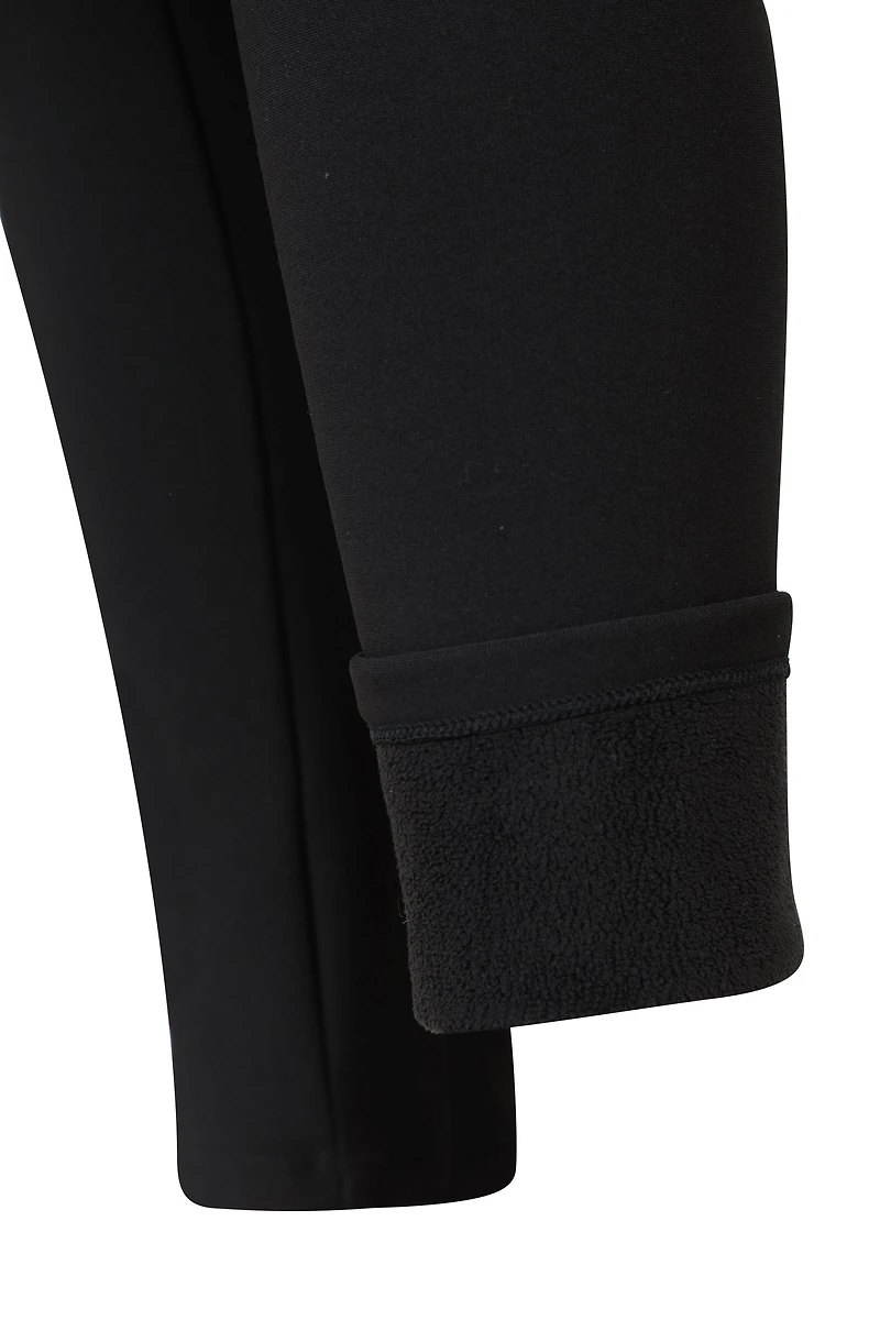 Borg Lined Kids Thermal Leggings