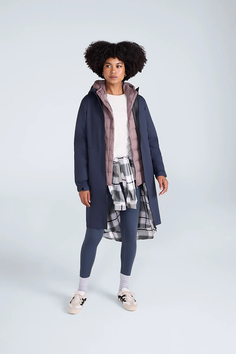 Pace Womens Longline Waterproof Jacket