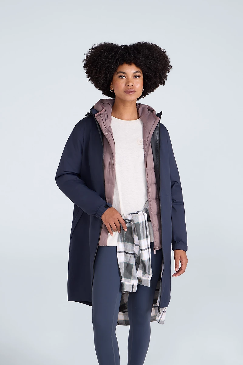 Pace Womens Longline Waterproof Jacket