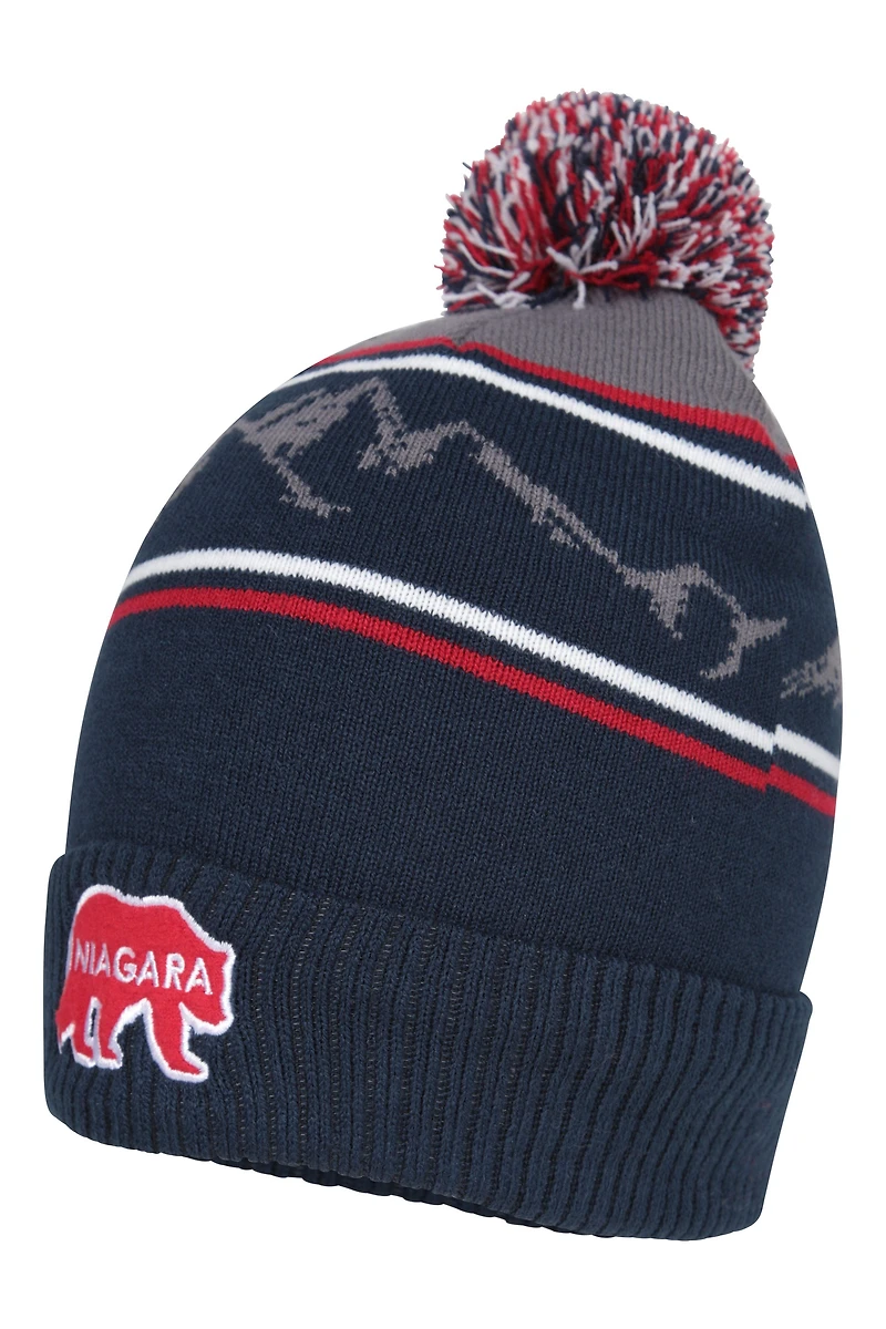 Regional Niagara Fur Lined Pom Beanie