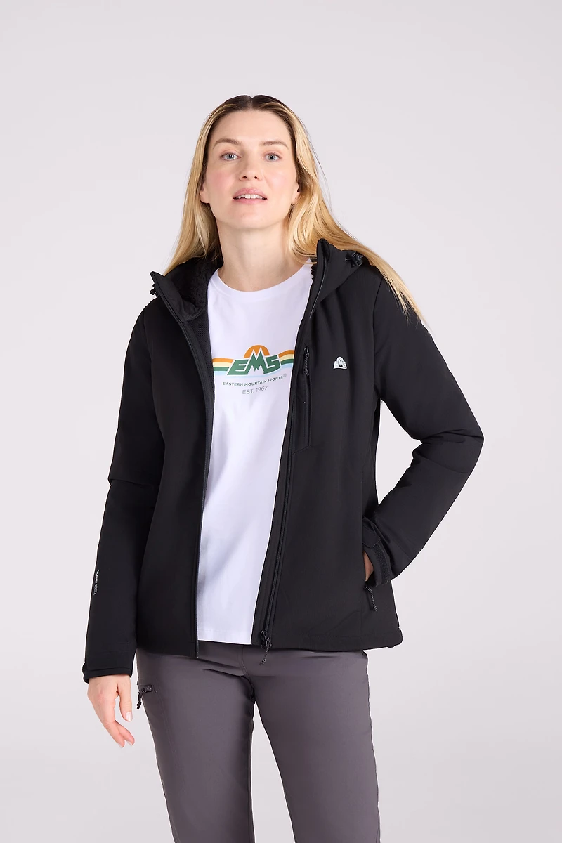 EMS Charleston Womens Sherpa Lined Softshell Jacket